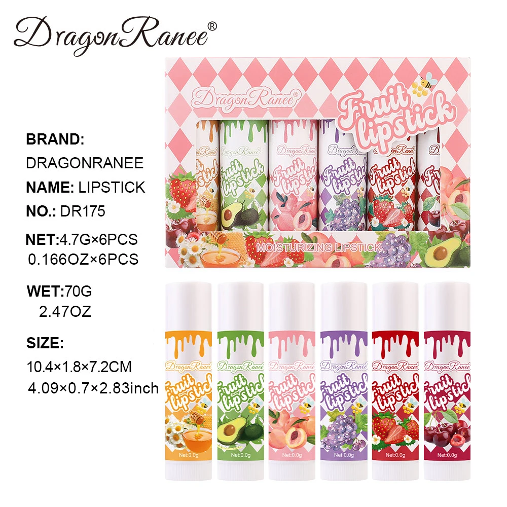 مجموعة من ستة بلسم الشفاه، مرطب، مرطب، تغير اللون، أحمر شفاه مرطب، مقاوم للماء، مرطب، إنتاج الألوان، بلسم شفاه بقاعدة الخريف والشتاء #5