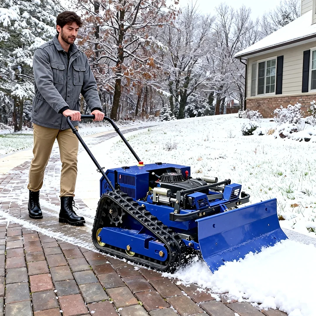 

Customized Factory Direct Remote Control Lawn Mower - CE EPA Compliant Industrial Grade High Horsepower Model with Snow Plow