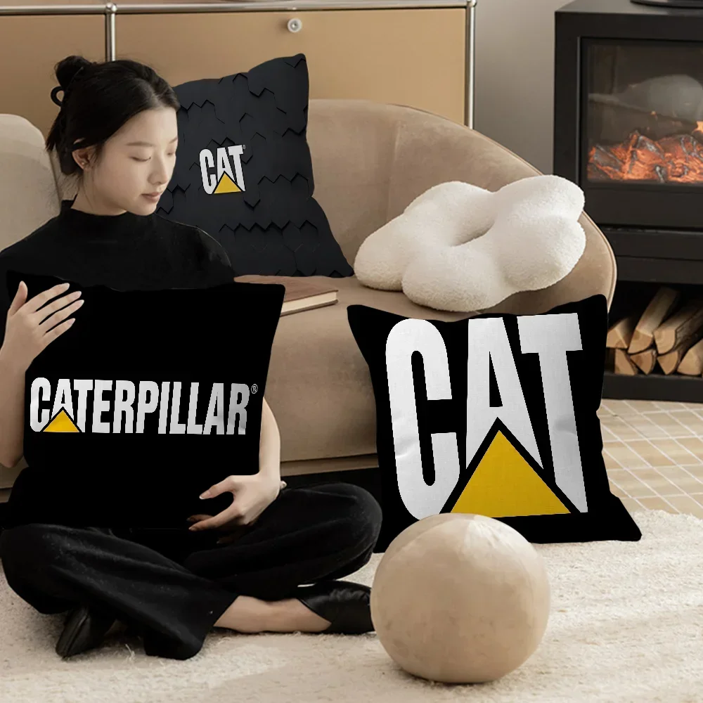 C_Caterpillar CAT Stitch Lucky Dragon Pillow Cover Sofa Cushion Cover Home Room Decoration Children Gift