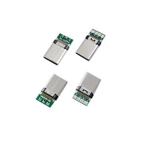 5 PCES Typ C USB 3.1 24 Pin männlicher Stecker Western Adapter-Anschluss mit Häuser-C-Stecker Datenkabelreparatur 12 Hauptverkaufsanschluss für Schweißmaschine - №1