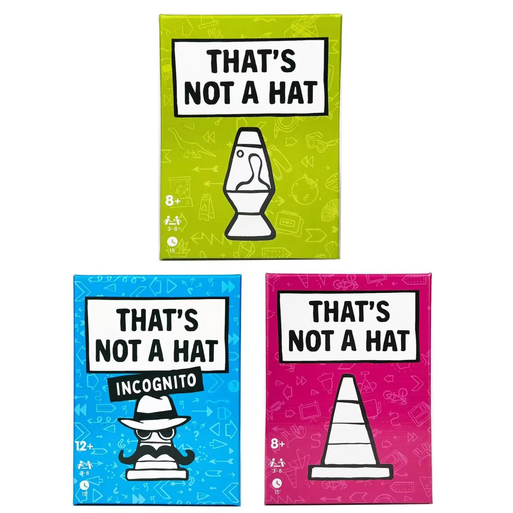

Набор для игры "Это не шляпа" для веселых вечеринок, настольная игра с картами для 3-8 игроков, для семейных и дружеских встреч, интерактивное развлечение, подарки