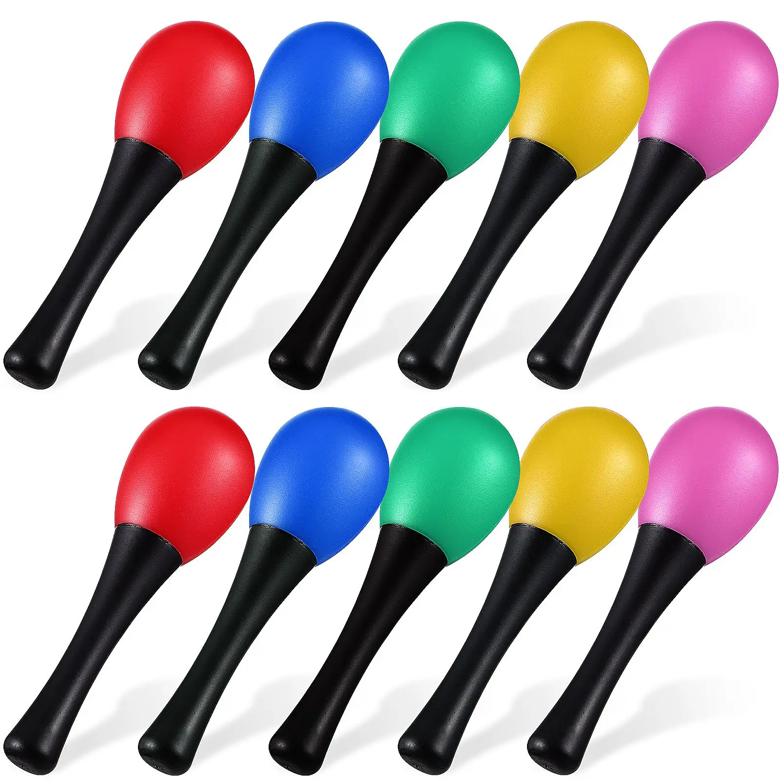 10 Pcs Maracas Sand Hammer Playthings Small Sand Hammer Sand Hammer Plaything Festival Maracas