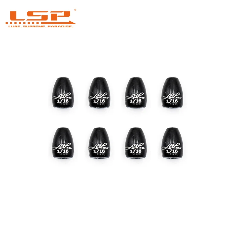 LSP LURE.SUPREME.PARADISE. LSP Texas Rig Sinker 1/16–1 Oz Bullet Bass Angelgewicht 1,8–28 g Köderzubehör Angelwaren zum Winterangeln 7