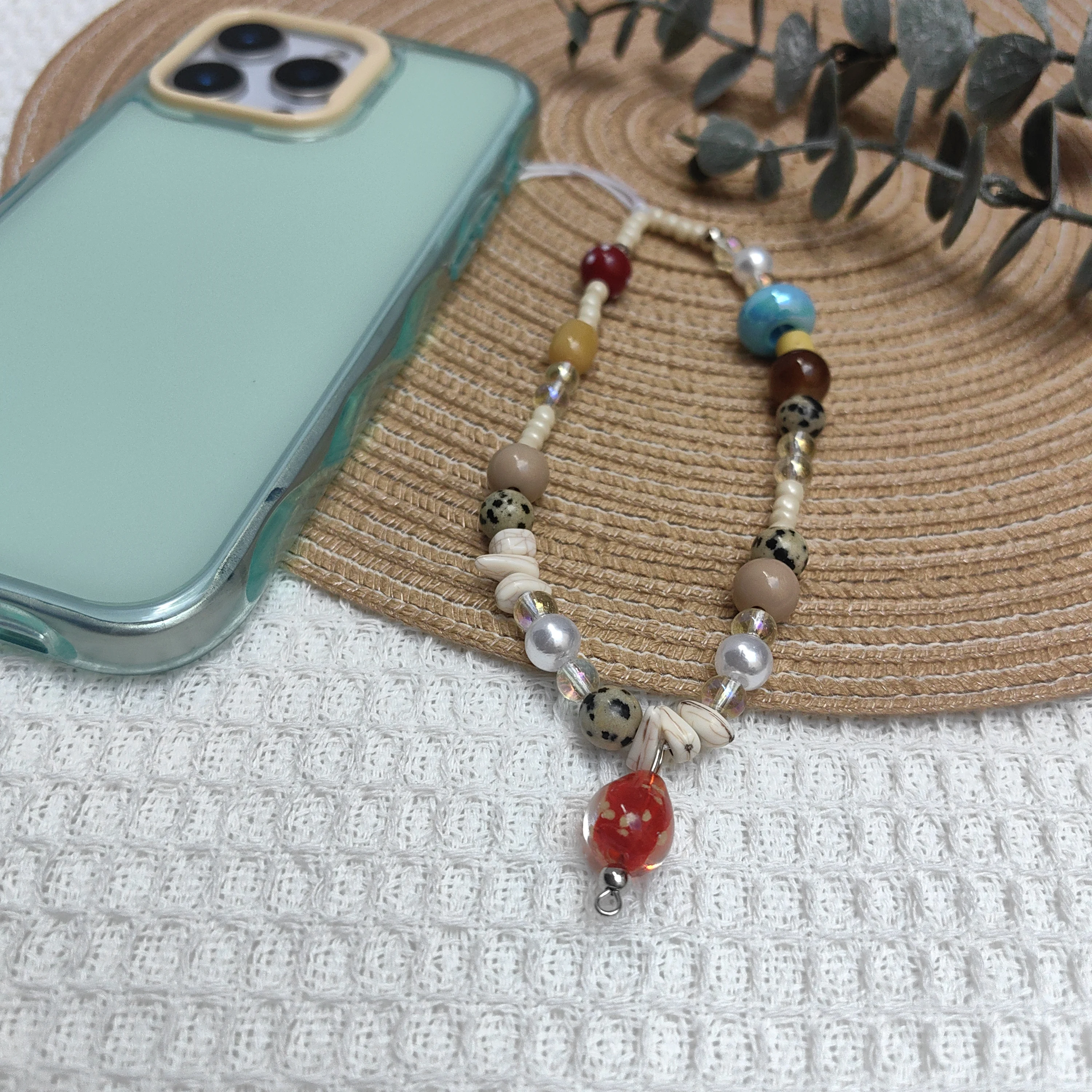 

Новые модные и модные красочные подвески для мобильных телефонов, ремешки, цепочки из бисера, брелки, подарки для девочек и пар