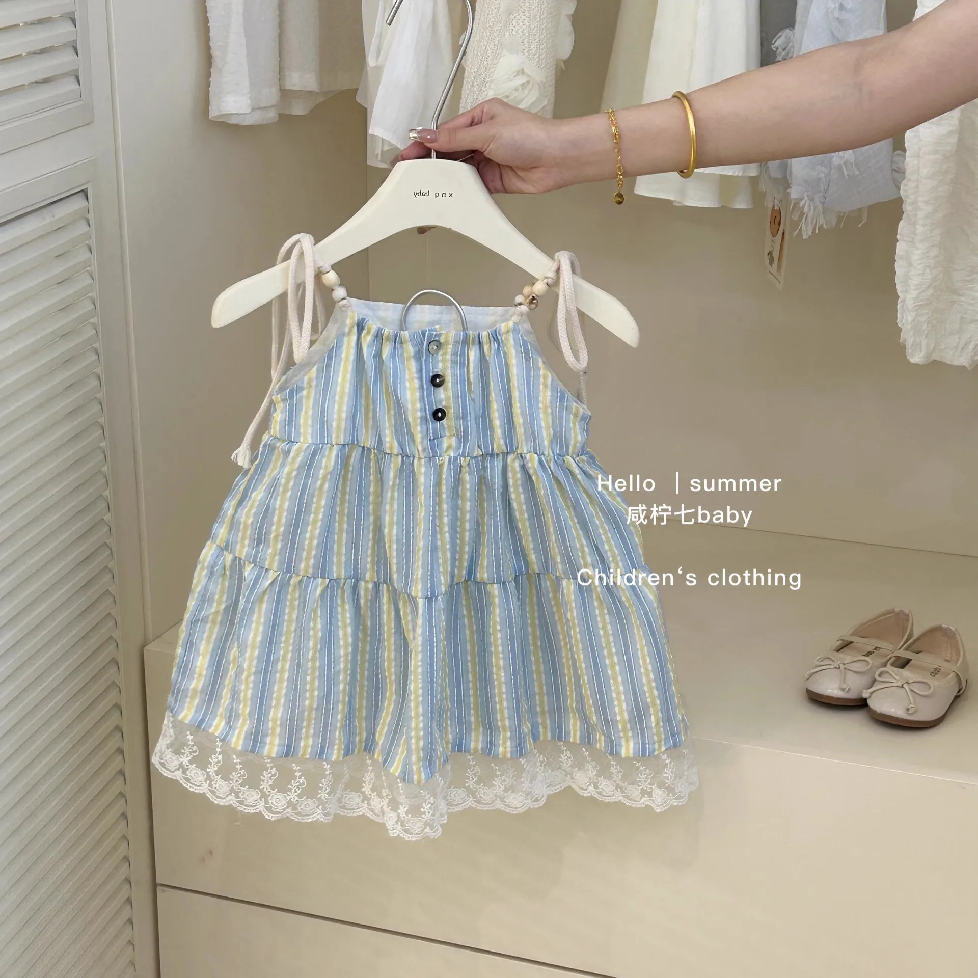 2025 夏の女の子カジュアルドレス子供のビーチドレス新しい - Summer Dresses Yours Clothing のレビューと価格