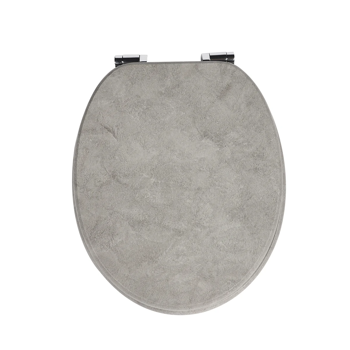 SINOBATH WC Deckel mit Absenkautomatik Universal Toilettendeckel WC Sitz MDF Holz Klobrille Tragfähigkeit 190 kg in Marmormuster