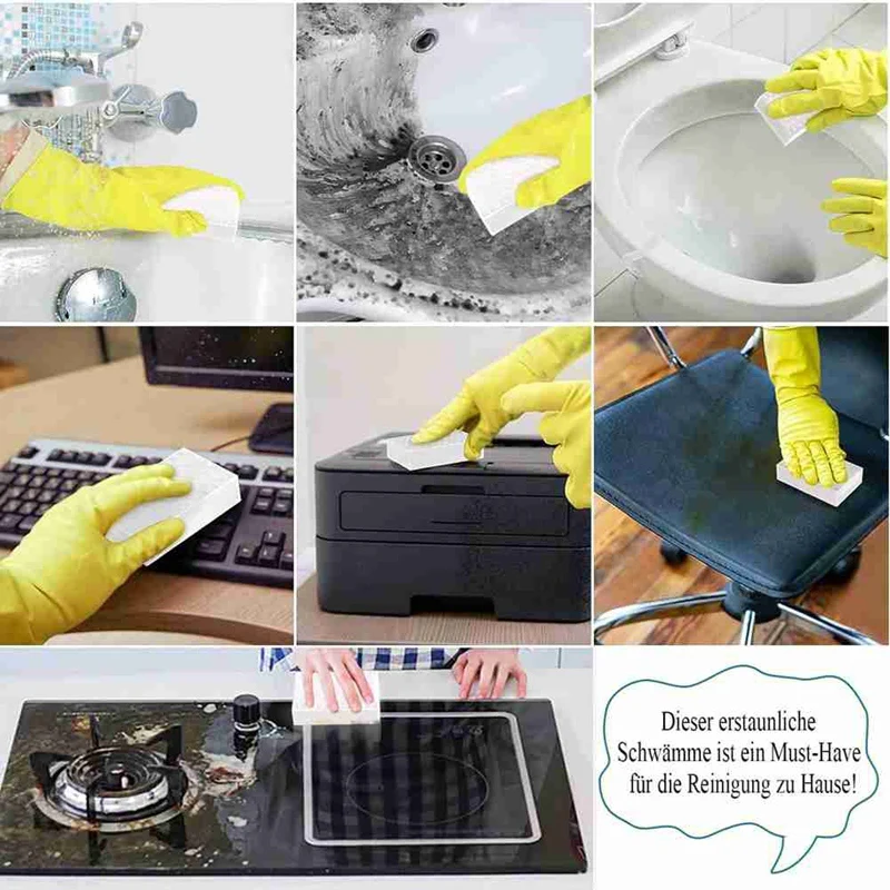 36Pcs Magic Sponge High Density Compressed Cleaning Melamine Eraser Kitchen Bathroom Sofa Cleaning