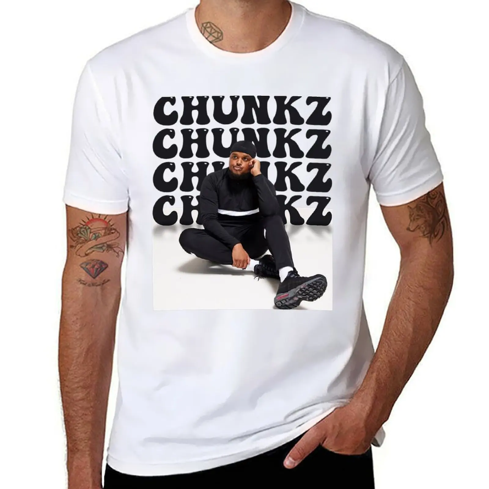 

Chunkz from beta squad T-shirt animal prinfor boys tops mens vintage t shirts