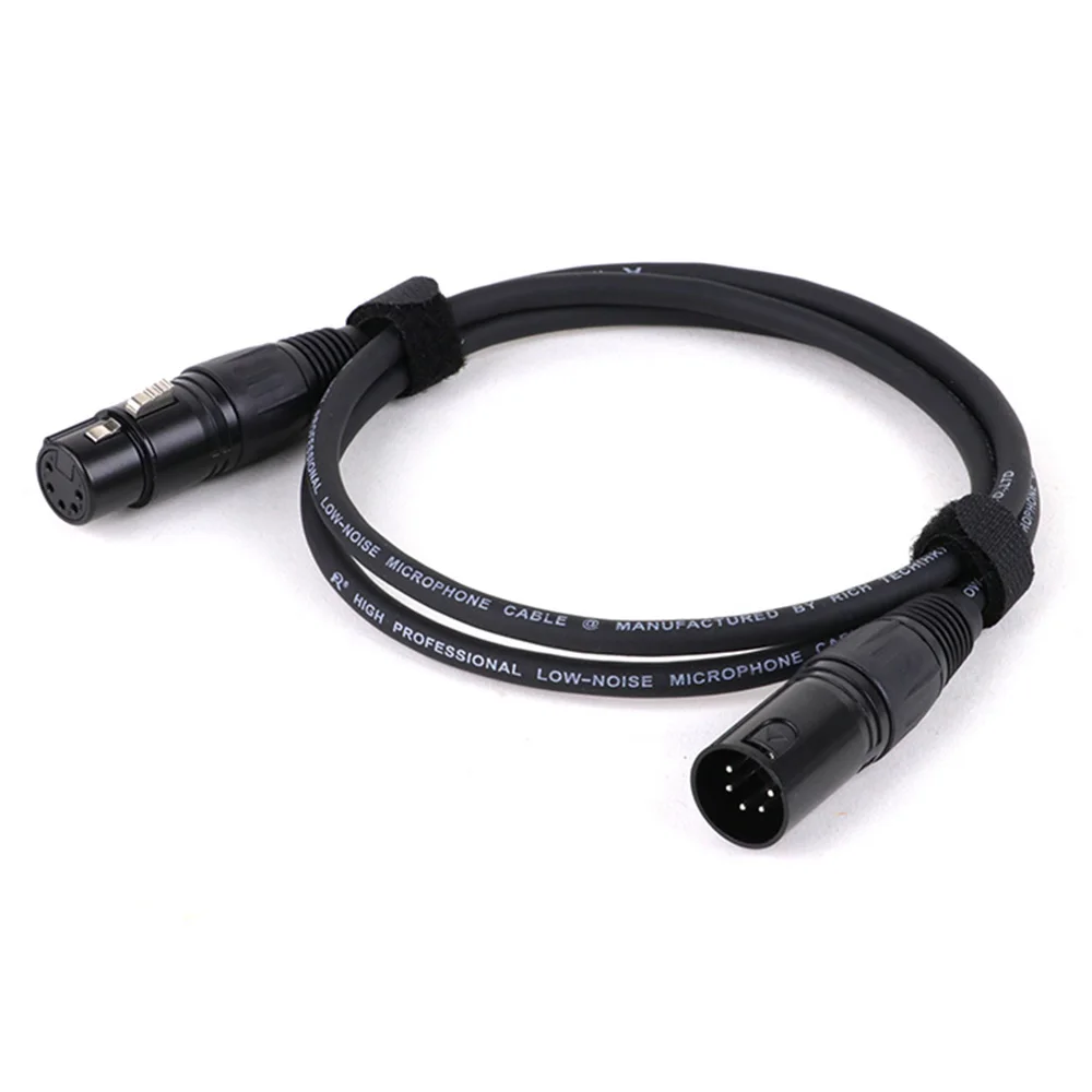 5pin Xlr Male To Female Extension Cable Cord 5 Needle 5 Hole Male Female Adapter Cable Line Stage sound, audio, guitar Xlr Exten