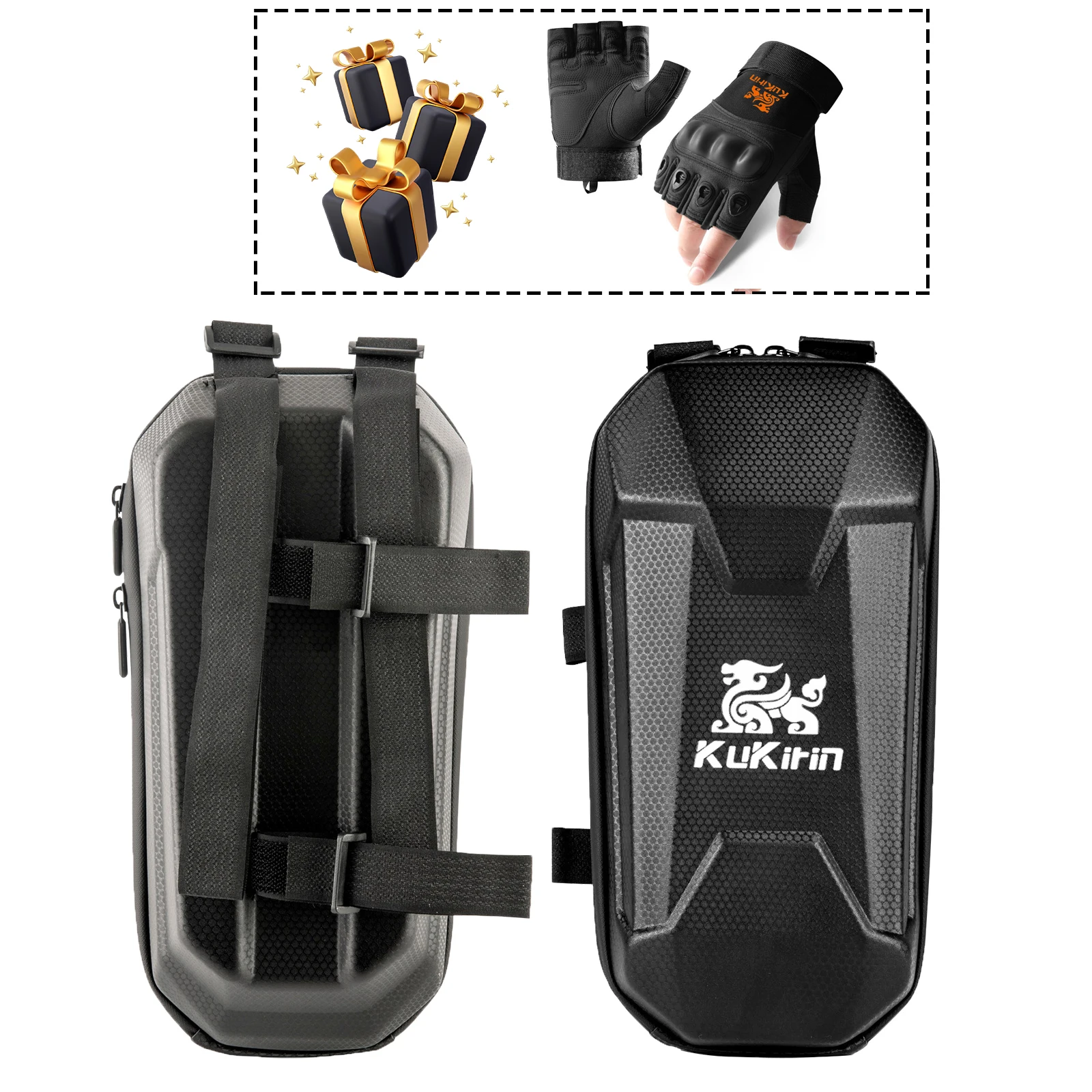 

Сумка для электросамоката Kukirin 2L, водонепроницаемая и солнцезащитная, высококачественный комплект для установки на велосипед, в подарок велосипедные полупальцевые перчатки.