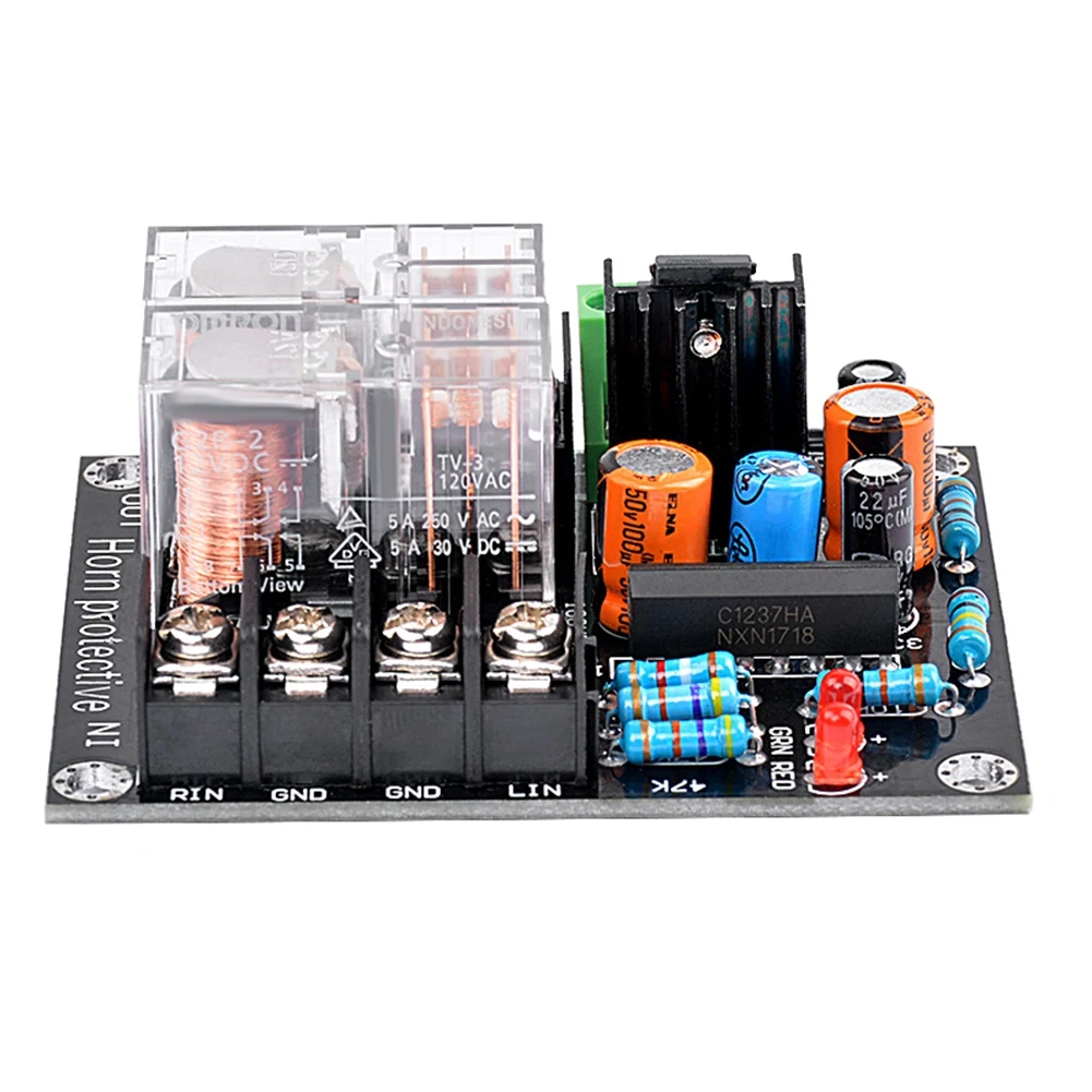 AA91 12-18V UPC1237 Speaker Protection Board Loudspeaker Protection Board Assemble Module Boot Delay DC Monitor