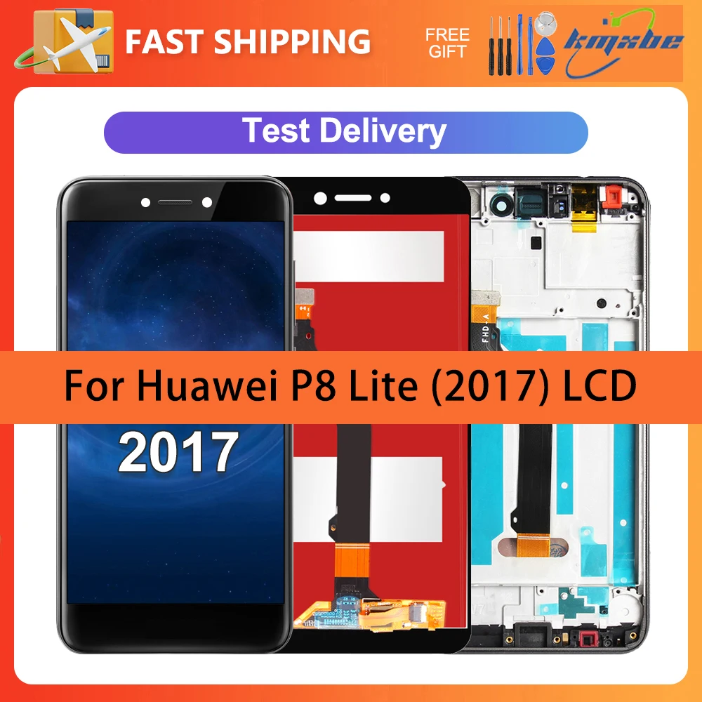 

5.2" LCD For Huawei P8 Lite 2017 P9 Lite 2017 Honor 8 Lite Display Touch Screen Digitizer Assembly Replacement For PRA-TL10 LCD