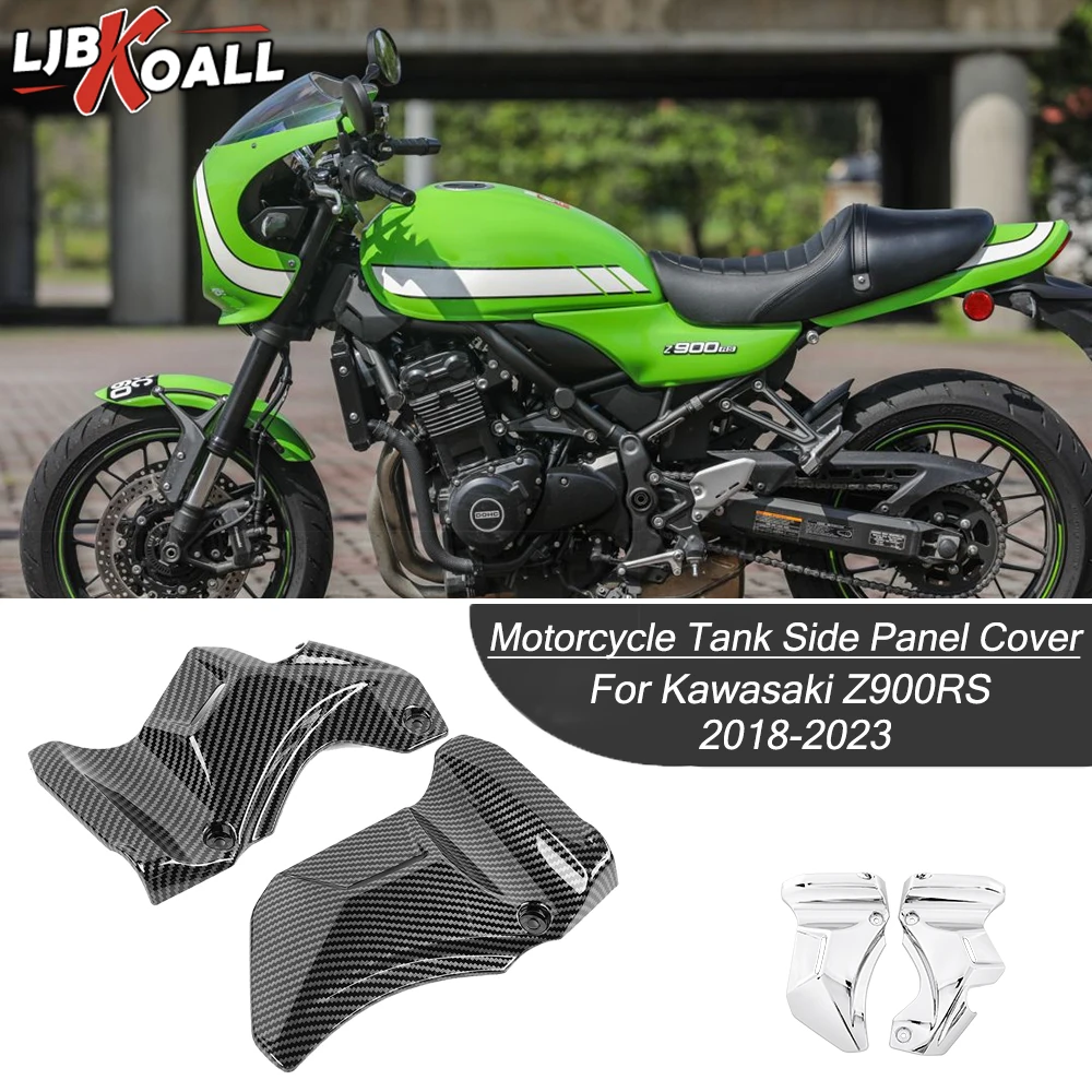 For Kawasaki Z900RS SE Cafe ABS 2018-2024 Front Tank Gas Side Cover Fairing Frame Protector Z900 RS 2022 Motorcycle Accessories