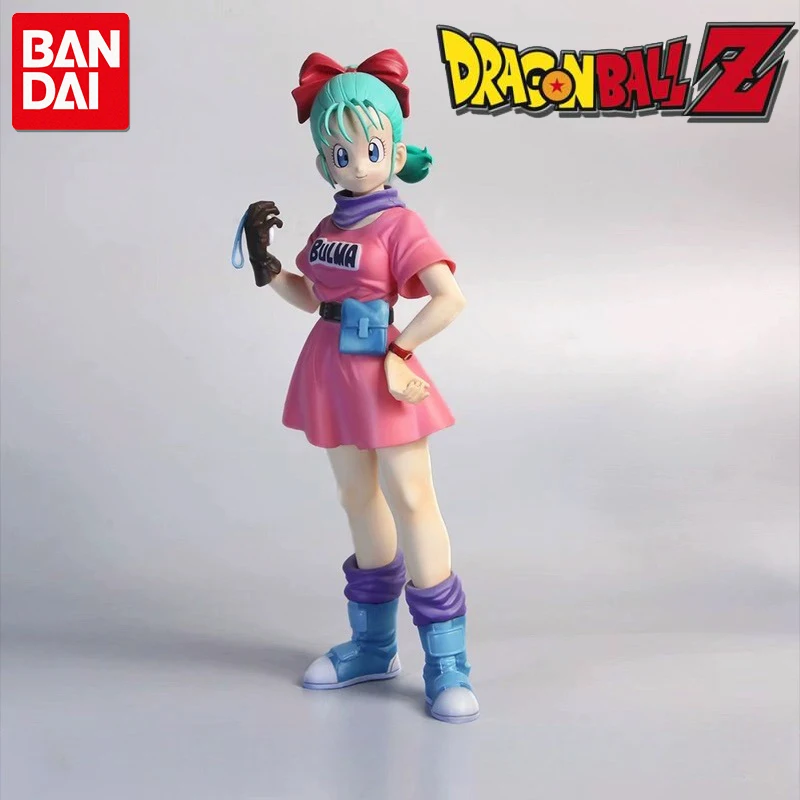 

24cm Dragon Ball Z Anime Figure Bulma Standing Posture Figures GK Action Figurine PVC Statue Model Doll Collectible Toy Gifts