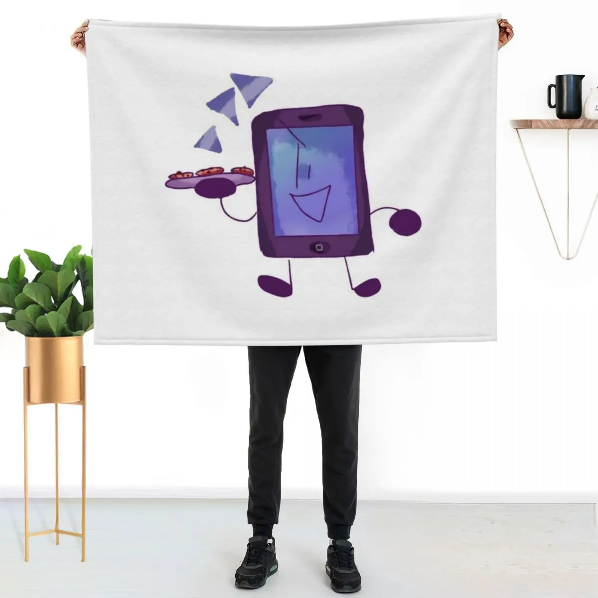 

MePhone4 Throw Blanket Warm Comfortable Blanket for Office Napping
