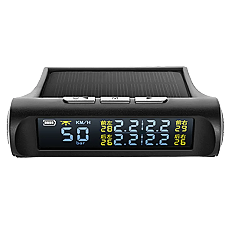 X1 Car HUD -Up Display Steel Tire Pressure Monitoring External Solar Energy Detection TPMS System External