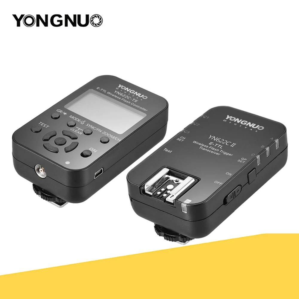 YONGNUO YN-622C-TX KIT YN622C II TTL Wireless Flash Trigger Ricetrasmettitore Ad Alta velocità di Sincronizzazione per Canon DSLR Macchina