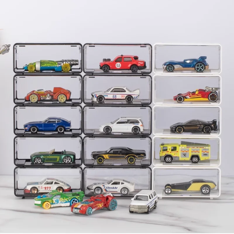 1/64 Diecast Model Car Display Box 1 PCS Storage Box High-Quality With Fasterners Be Connected for hot wheels MiniGT