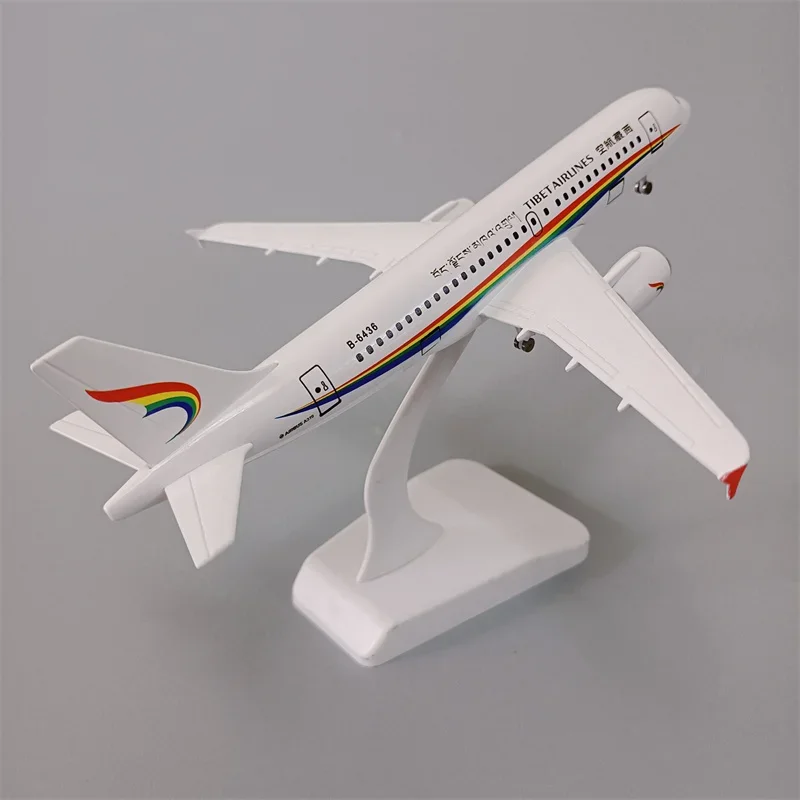 19cm Alloy Metal AIR China Tibet Airlines Airbus 321 A321 Airways Diecast Airplane Model Plane Aircraft w Landing Gears Wheels