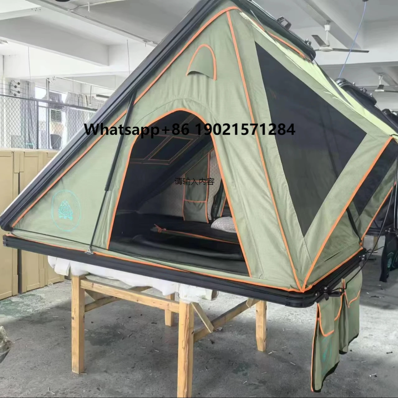 

Outdoor Camping Hot Sell Triangle Roof Top Tents Hardshell Slim Aluminum Dachzelt Hardtop Car Rooftop Tent