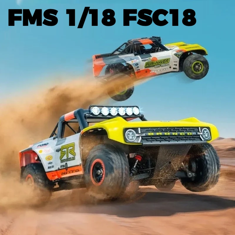 

Радиоуправляемая модель внедорожника Fms 1/18 Fsc18 Realistic Bronco для любителей радиоуправляемых моделей