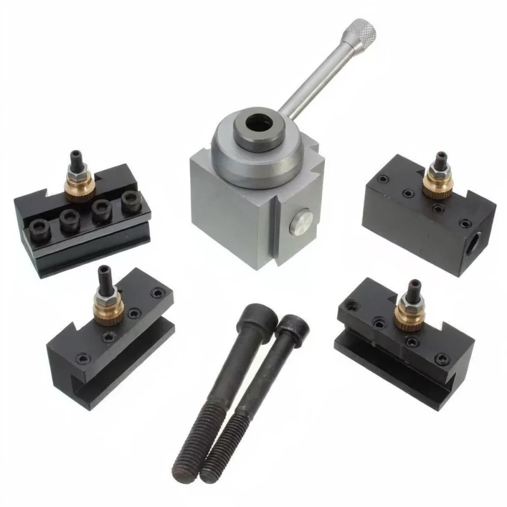 Heavy Duty Quick Change Tool Holder For 210 Mini Lathe Machine Precision Turning Accessory For Cue Repair Tool