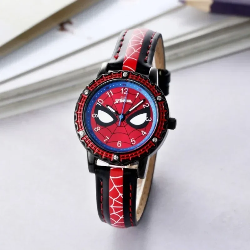 Anime Hero Spider Man Watch Cartoon Student Waterproof Luminous Quartz Watch Christmas Kids Gift Digital Watch one piece