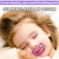 30Pcs Anti-Snoring Stickers for Children Adult Night Sleep Lip Nose Breathing Improving Patch Mouth Correction Sticker Tape