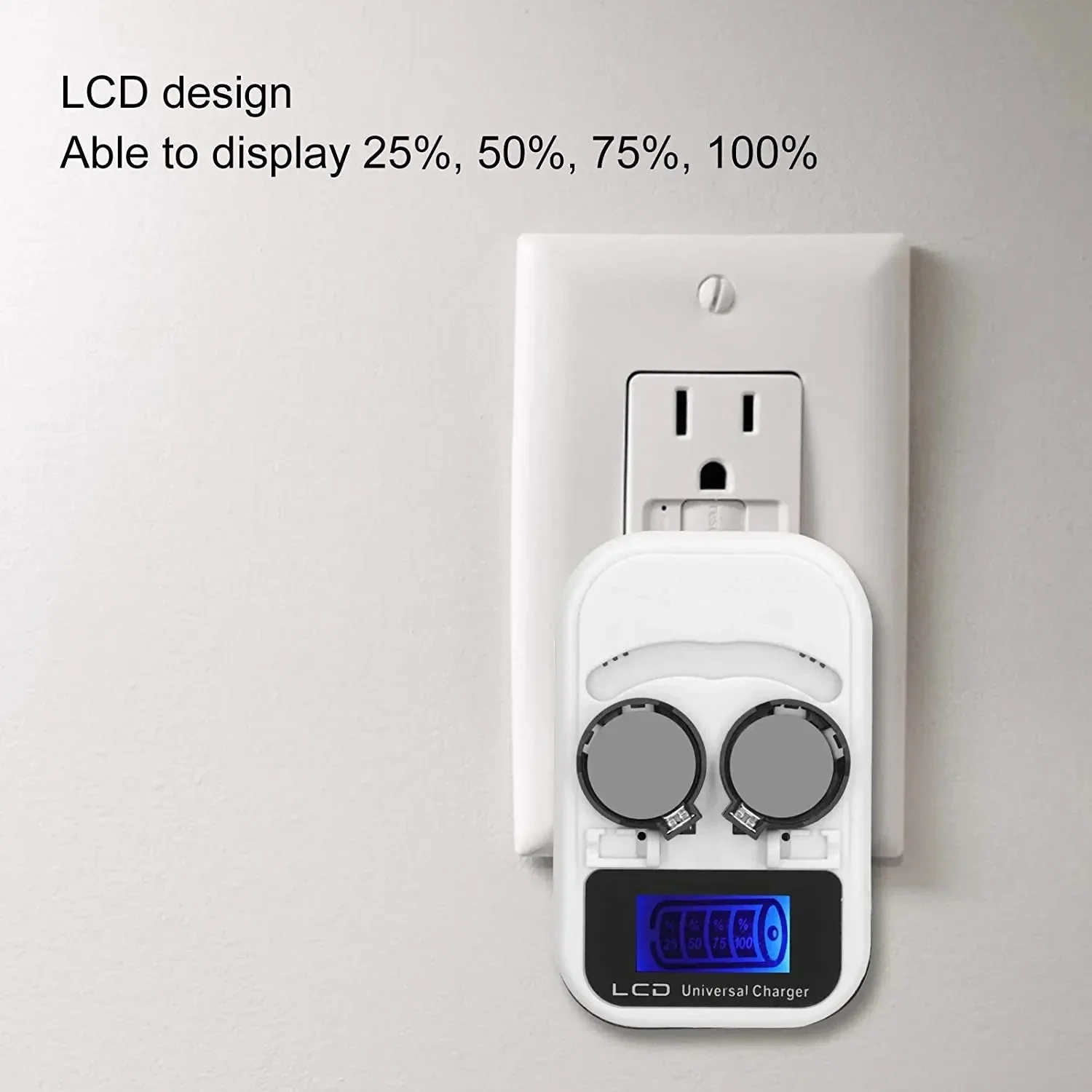

Intelligent Battery Charger LCD Lithium Button Battery Charging USB Rechargeable Multifunctional Battery Charger Power Supply