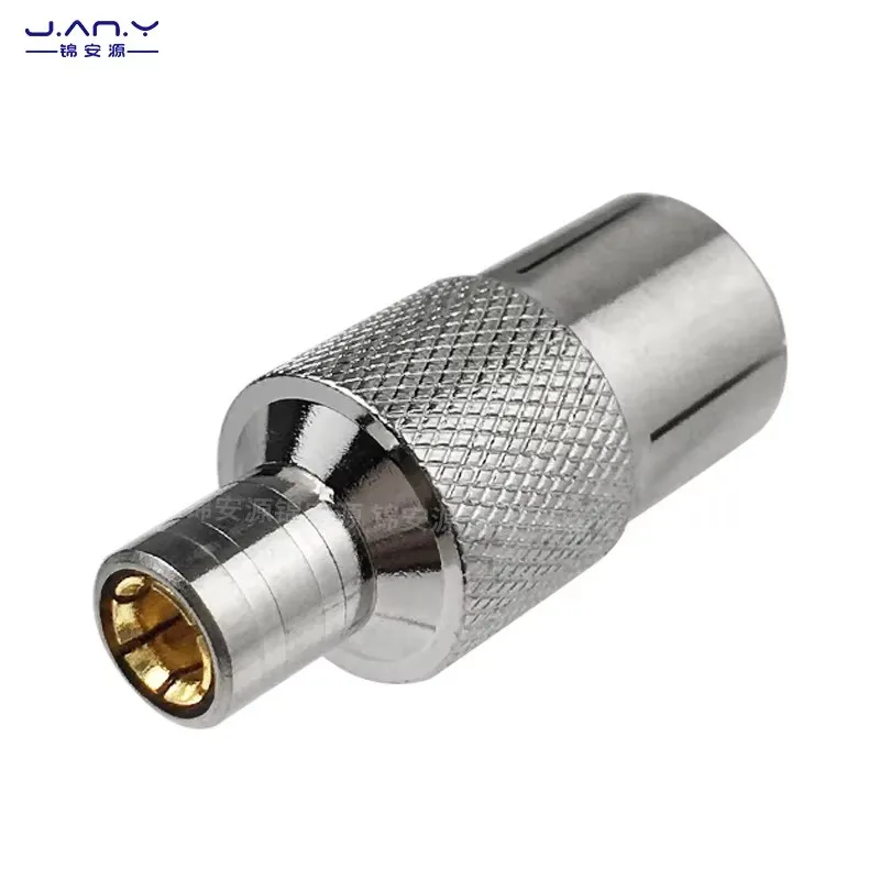 75 ohm pure copper SMB to 9.5TV female RF high-frequency signal antenna conversion head IEC female to SMB male coaxial connector