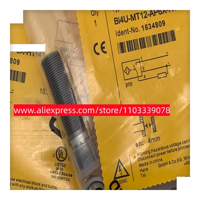 BI6U-MT12-AP6X-H1141 Sensor indutor, novo, 4pcs