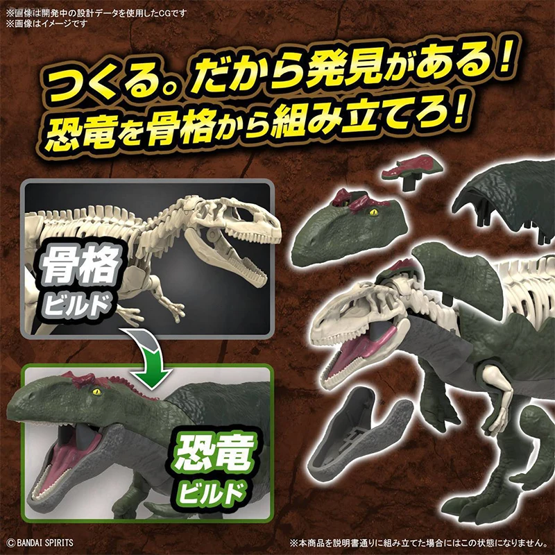 BAIDAI オリジナル PLANNOSAURUS アニメーション周辺おもちゃギガノトサウルスアセンブリ可動アニメアクションモデルフィギュアコレクション