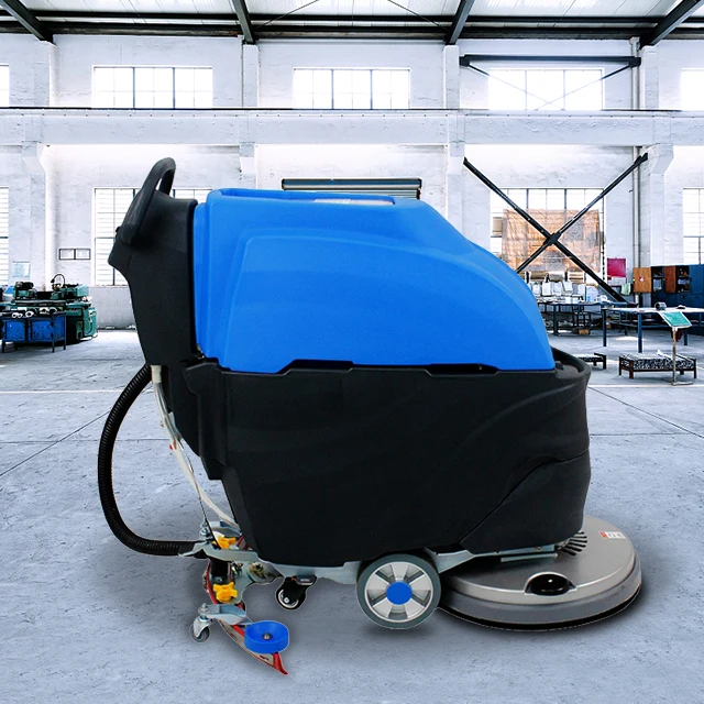 منظف أرضيات المشي الكهربائي عالي التحمل من Gog A1 يعمل بالبطارية التجارية منخفض الضوضاء