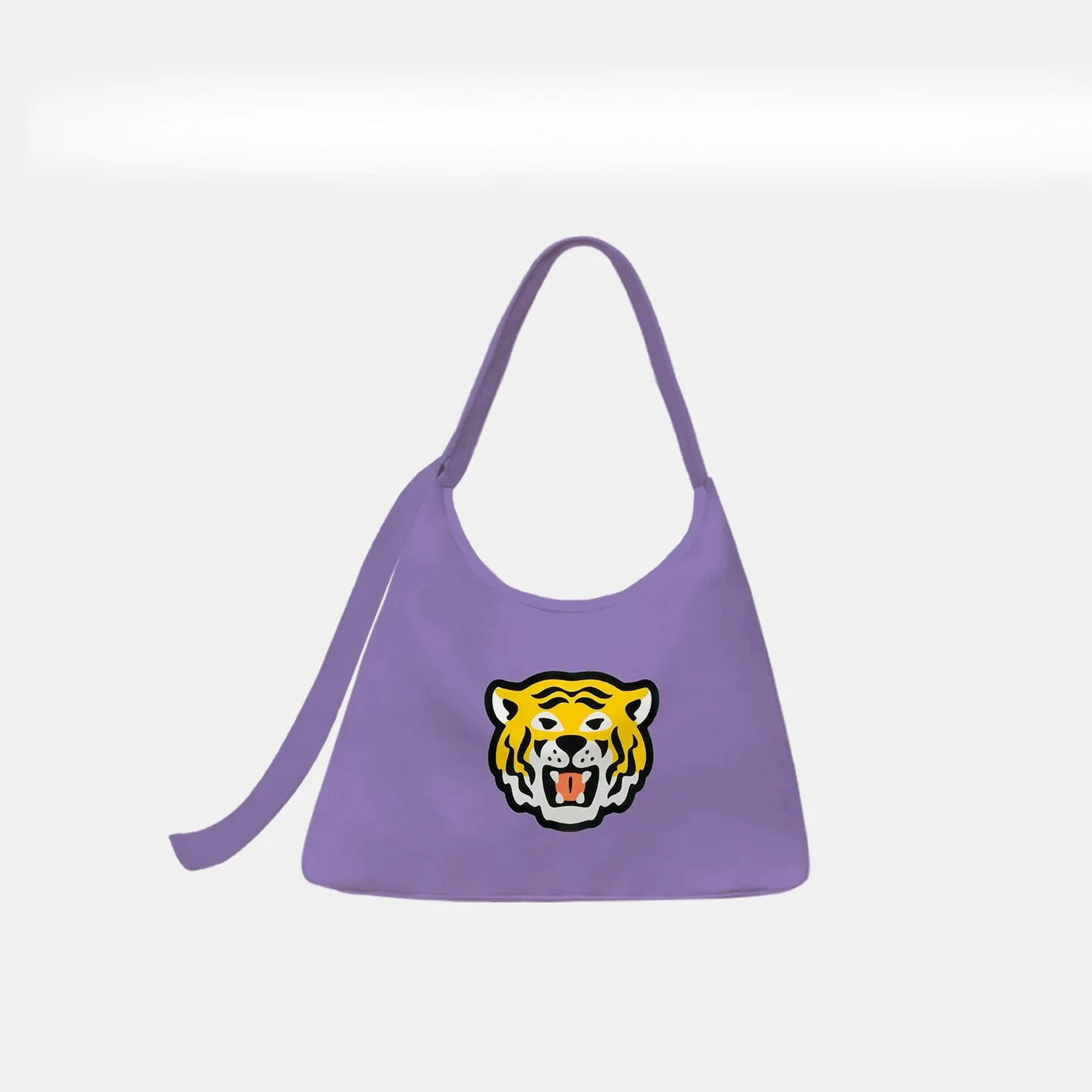

2026 Human Made Crescent Bag Tiger Polar Bear Duck Canvas Crossbody Unisex Shoulder