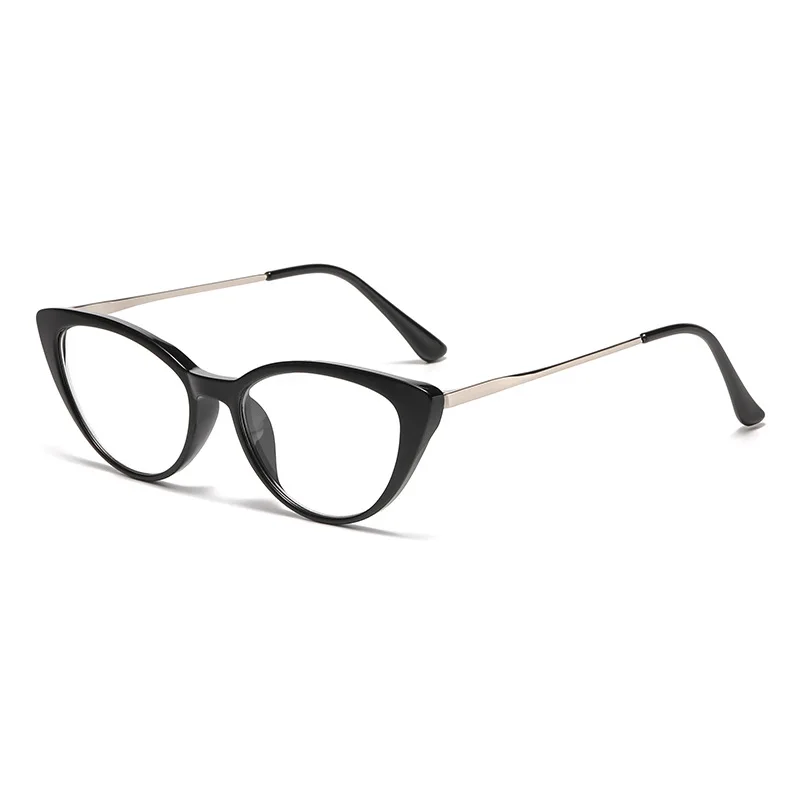 Cat-eye minimalist anti-blue light glasses - Korean version for young ladies with decorative features