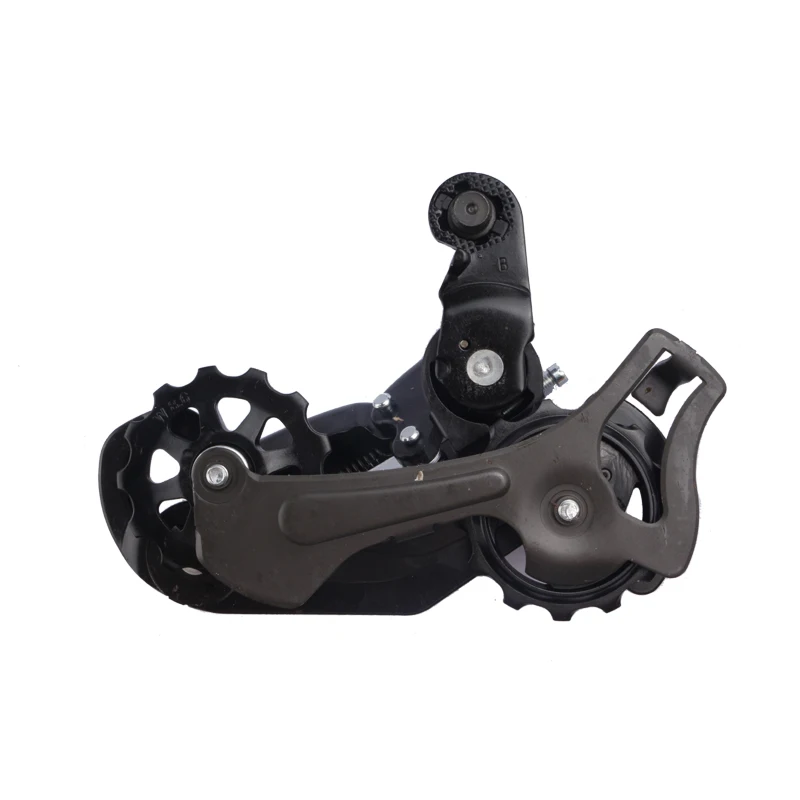 Shimano-自転車用リアディレイラー,ロングケージ,オリジナルパーツ,黒