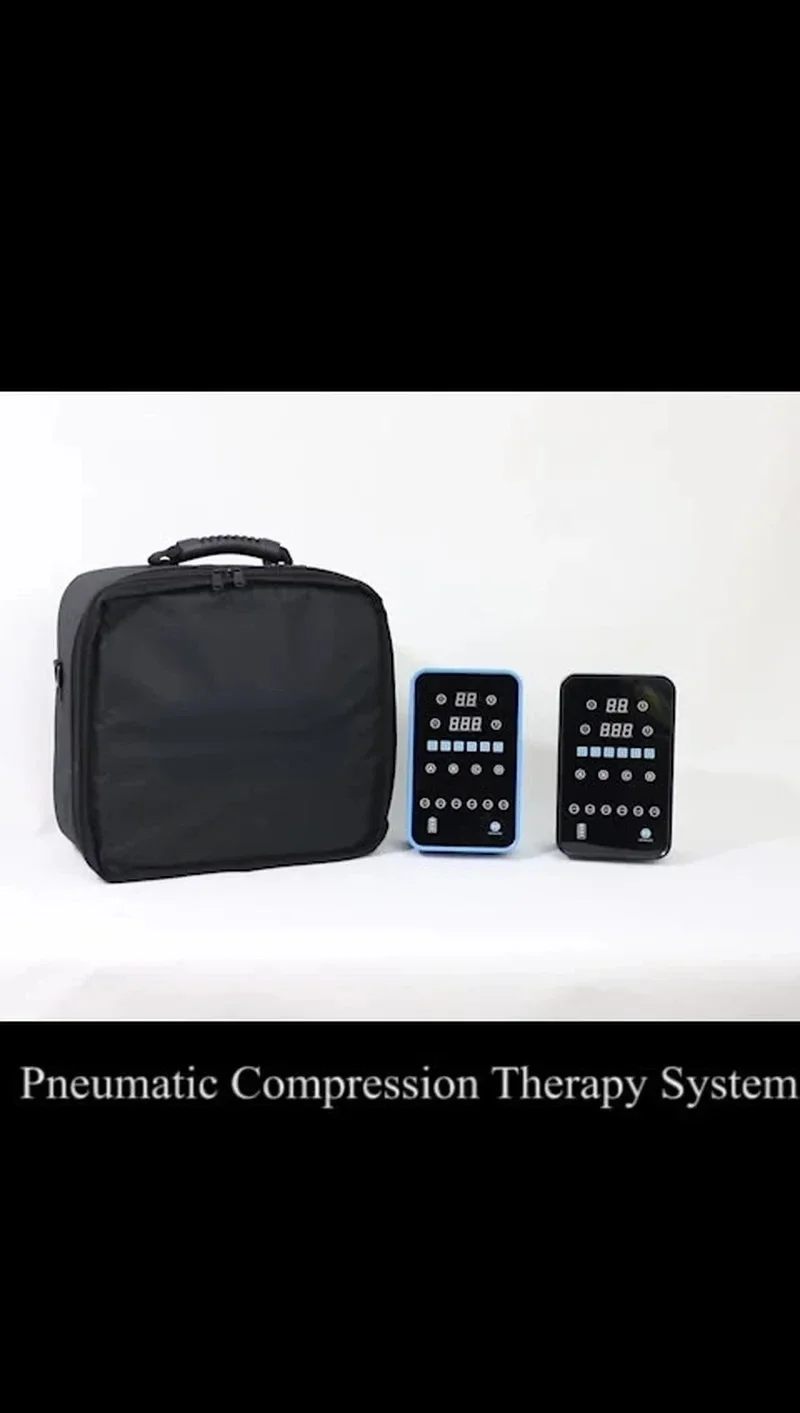 6 Chambers Rechargeable  Air Sequential Compression Athlete Recovery Boots Massage Foot Leg Therapy Massager
