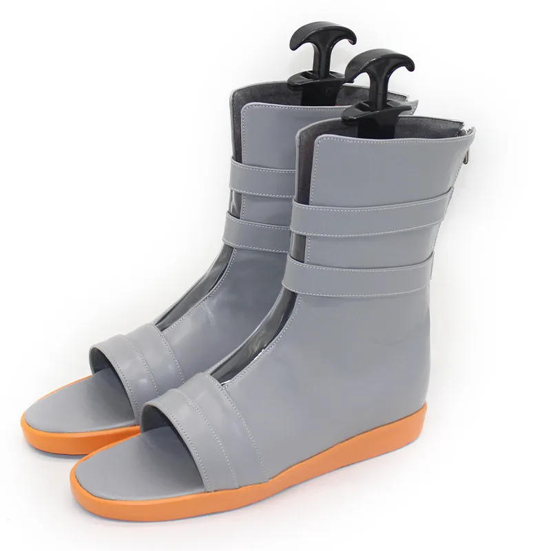 Buty do cosplayu Gachiakuta August, botki anime, płaskie buty ze skóry PU, rekwizyty na Halloween, karnawał, buty do kostiumu dla kobiet i mężczyzn