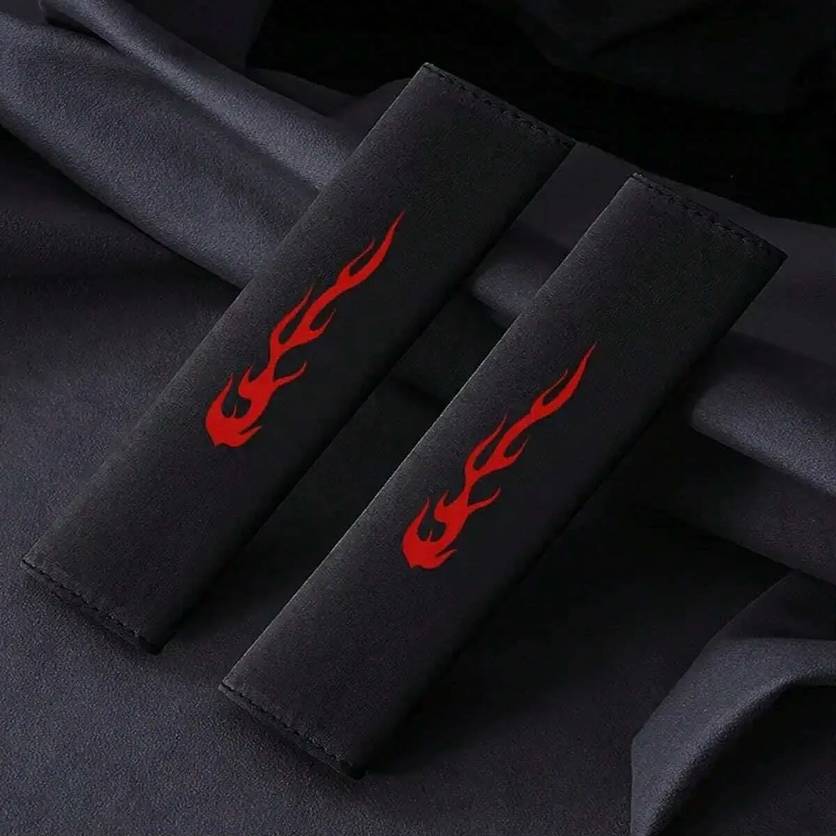 2-Pack Car Seat Belt Shoulder Pads - Thickened, Anti-Asphyxiation Protection, Suitable for All Vehicle Models