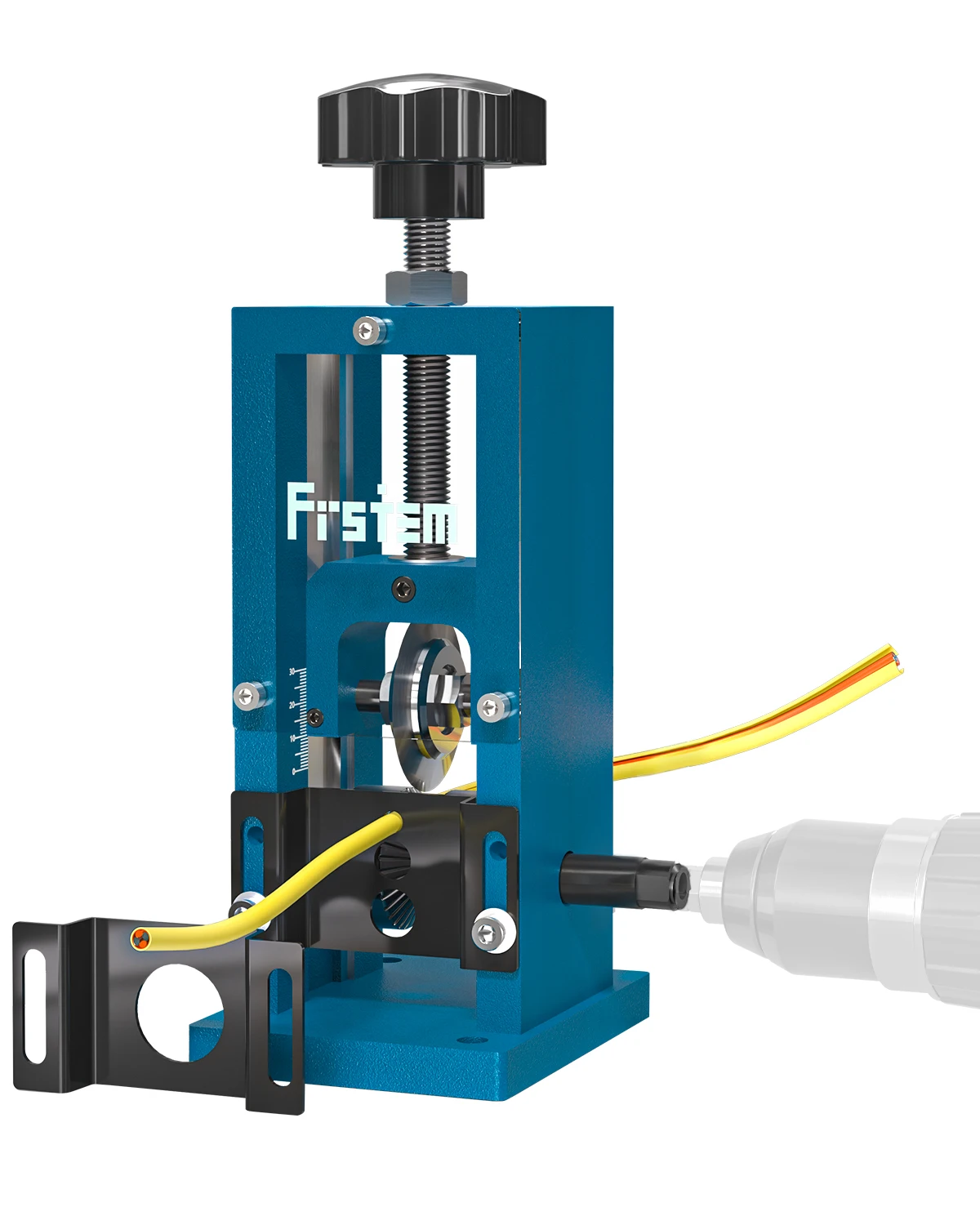 Manual or Drill Powered Wire Stripper Machine 0.06''-0.98'' with Hand Crank or Drill for Scrap Copper Recycling