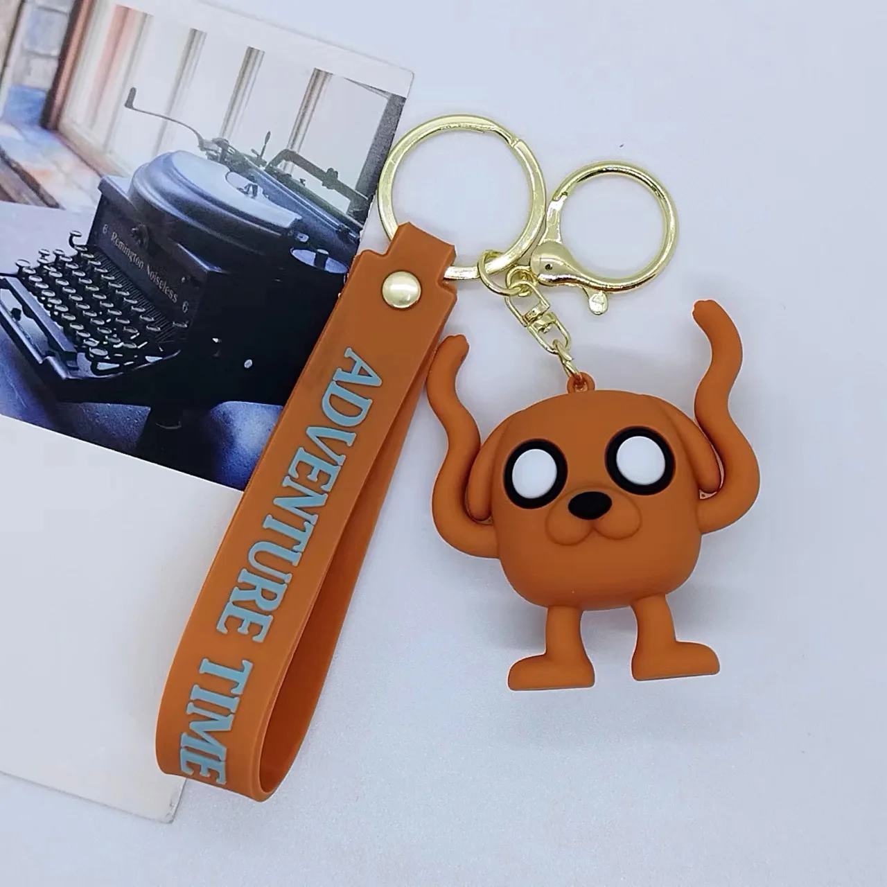 Cute Adventure of Time Keychain Kawaii Accessories Keychains Women Men Bag Keyring Teacher Friends Couples Kids Gift wholesale