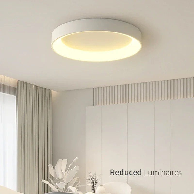 Nordic Wood Grain LED Ceiling Light, Lâmpada Acrílica Branca, Sala de estar, Sala de jantar, Quarto, Estudo, Interior, Decoração Home Iluminação