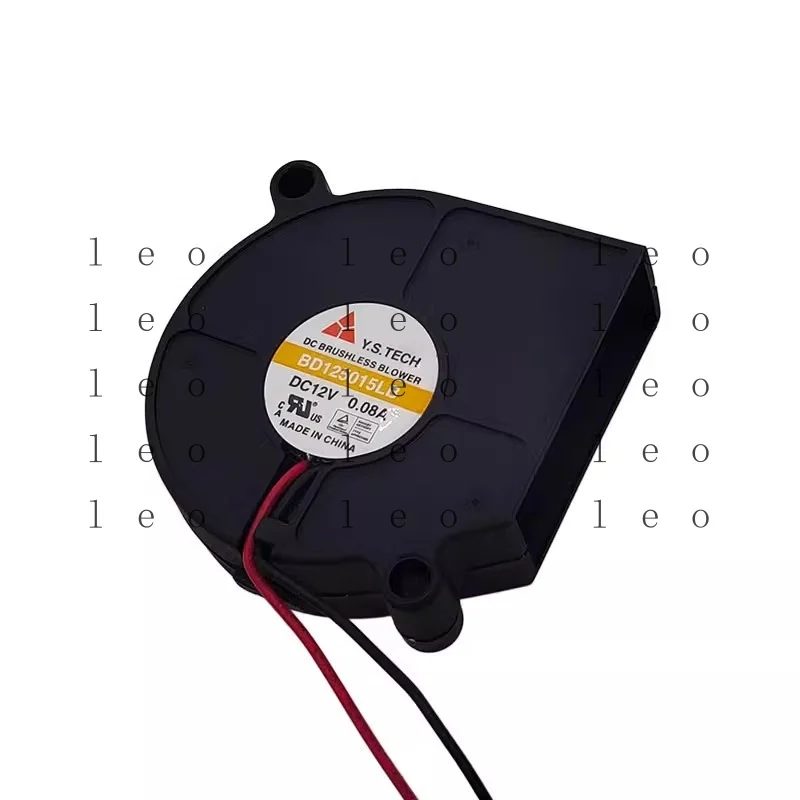 GG  for  Y.S.TECH BD125015LB DC12V 0.08A 5015 5CM 2-Wire Double Ball Blower