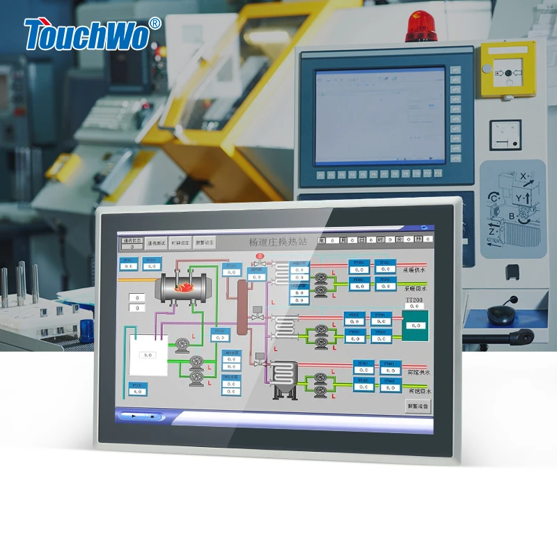 

Embedded 10.1 15.6 21.5 Inch Android Industrial AIO Computers Pc Touchscreen Intergrated Panel Pc With IP65 Multi Ports