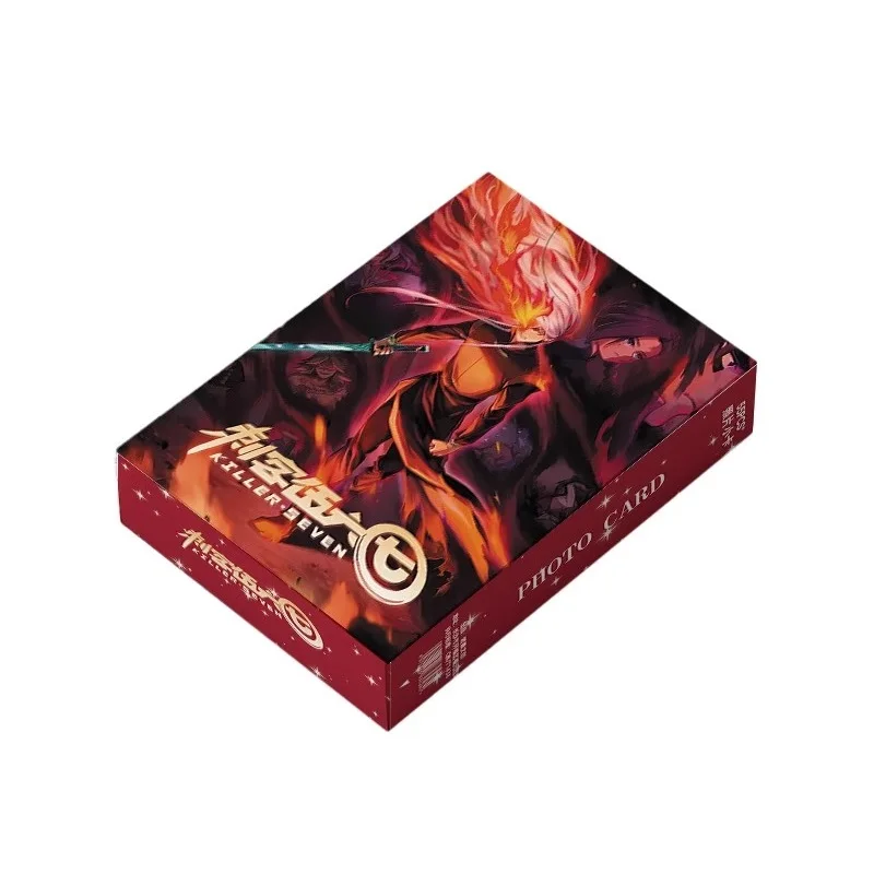 55 Pcs/Set Anime Scissor Seven Laser Lomo Cards - Killer Seven Holographic Photocard Fans Collection Gift
