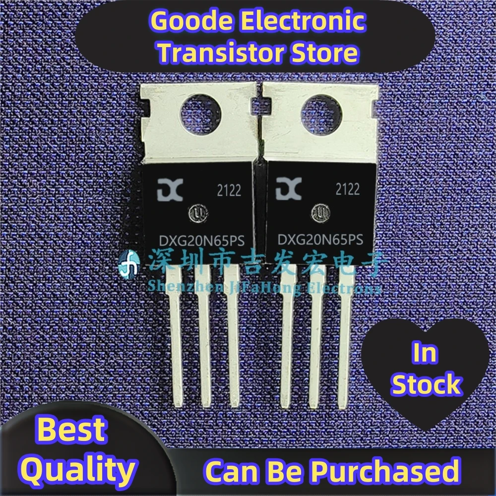 Transporte rápido Melhor Qualidade, DXG20N65PS, TO-220, 20A, 650V, 10Pcs
