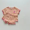 New Baby Striped Short Sleeve 1