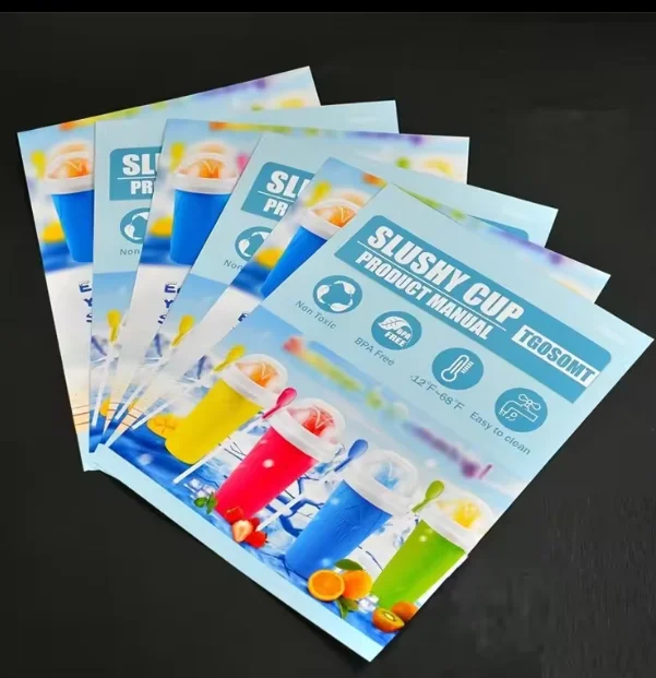 

Customized environmentally friendly commercial advertising flyers with A5 A6 size double-sided printing and 157g brochure