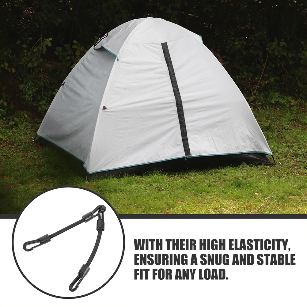 

4Pcs Elastic Hook Straps Heavy Duty Multi-Function Tie Down Straps Outdoor Boating Camping Portable Buckle Strap