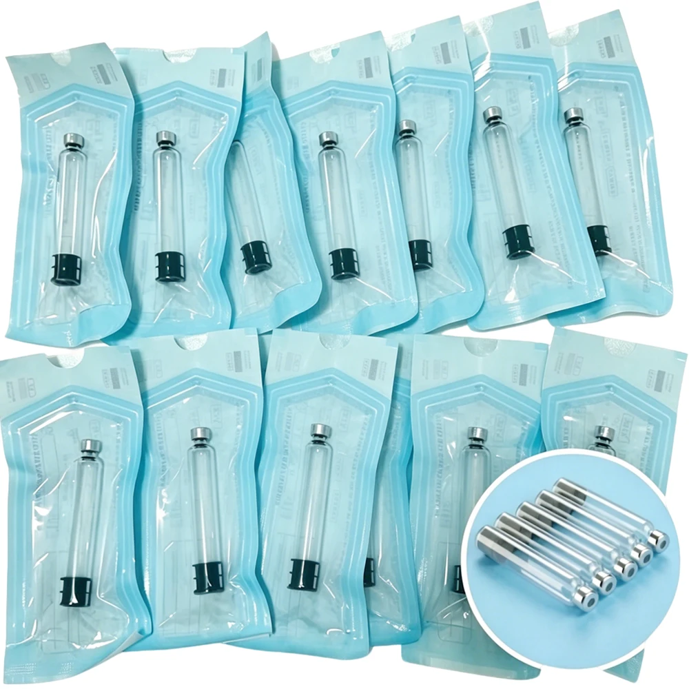 10Pcs Sterile Empty 3ml Peptide Insulin Pen Cartridge Bottle for Reusable Injection Pens Beauty Salon Individual Packaging